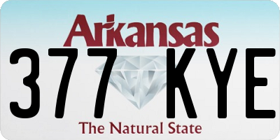 AR license plate 377KYE