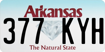 AR license plate 377KYH