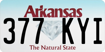 AR license plate 377KYI