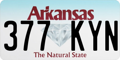AR license plate 377KYN