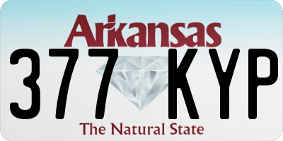 AR license plate 377KYP