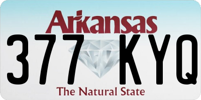 AR license plate 377KYQ