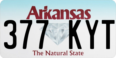 AR license plate 377KYT