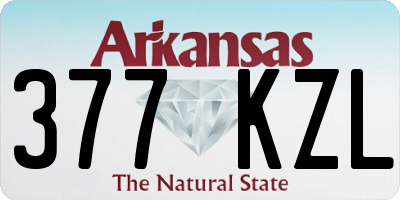 AR license plate 377KZL