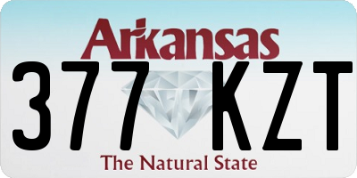AR license plate 377KZT