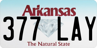 AR license plate 377LAY