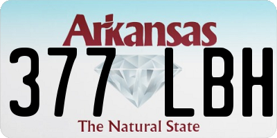 AR license plate 377LBH