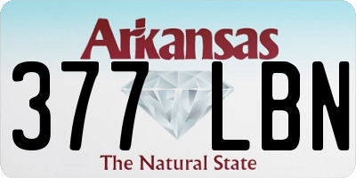 AR license plate 377LBN
