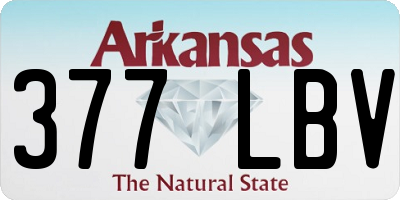 AR license plate 377LBV