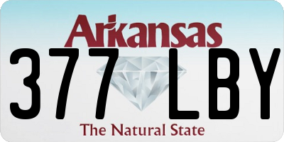 AR license plate 377LBY