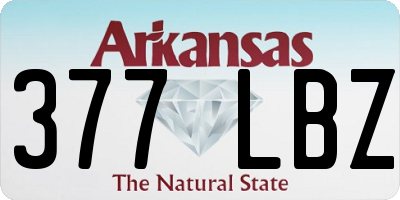 AR license plate 377LBZ