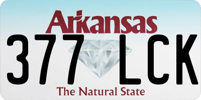 AR license plate 377LCK