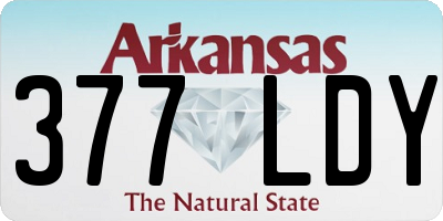 AR license plate 377LDY