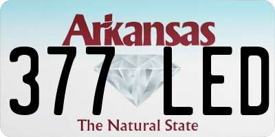 AR license plate 377LED