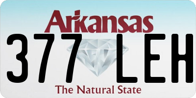 AR license plate 377LEH