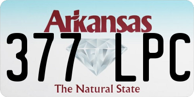 AR license plate 377LPC