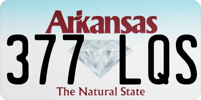 AR license plate 377LQS
