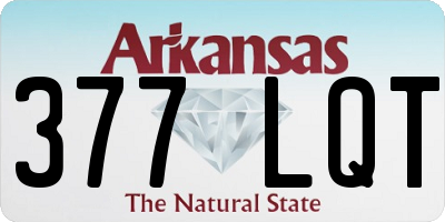 AR license plate 377LQT