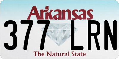 AR license plate 377LRN