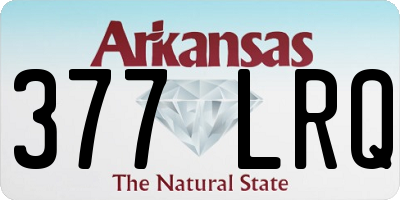 AR license plate 377LRQ