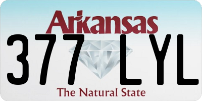 AR license plate 377LYL