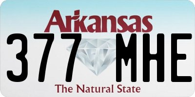 AR license plate 377MHE
