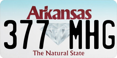 AR license plate 377MHG