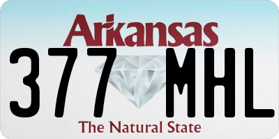AR license plate 377MHL