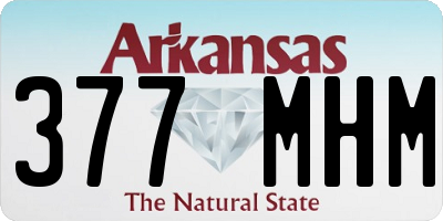AR license plate 377MHM