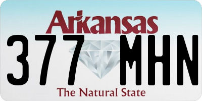 AR license plate 377MHN