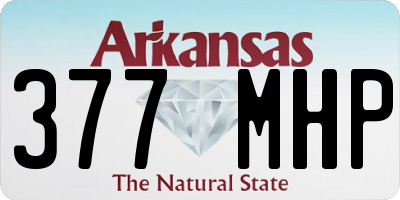 AR license plate 377MHP