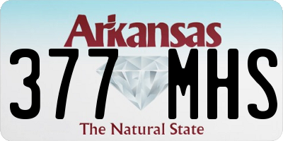 AR license plate 377MHS