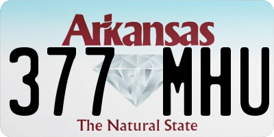 AR license plate 377MHU