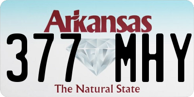 AR license plate 377MHY