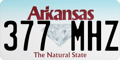AR license plate 377MHZ