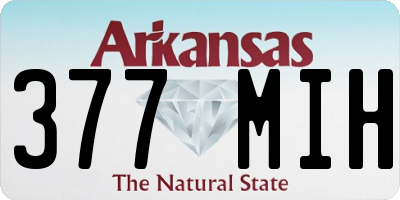 AR license plate 377MIH