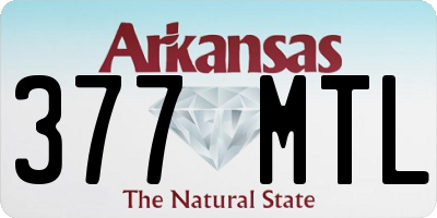 AR license plate 377MTL