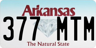 AR license plate 377MTM