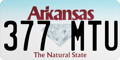 AR license plate 377MTU