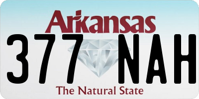 AR license plate 377NAH