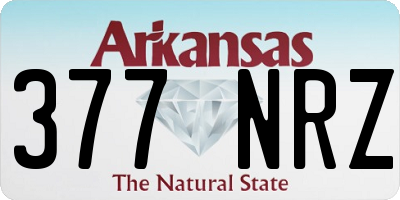 AR license plate 377NRZ