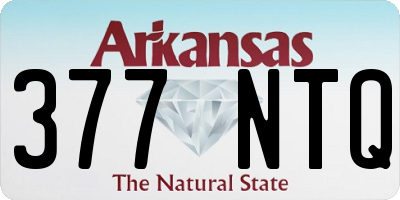 AR license plate 377NTQ