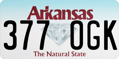 AR license plate 377OGK