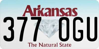 AR license plate 377OGU