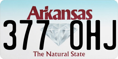 AR license plate 377OHJ