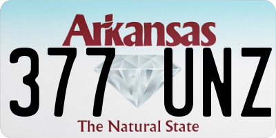 AR license plate 377UNZ