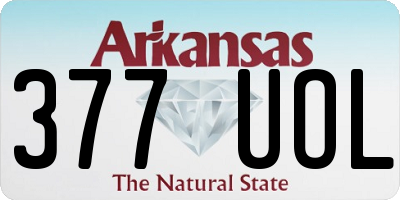 AR license plate 377UOL