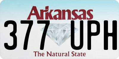 AR license plate 377UPH