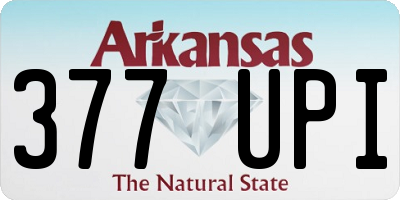 AR license plate 377UPI