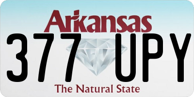 AR license plate 377UPY